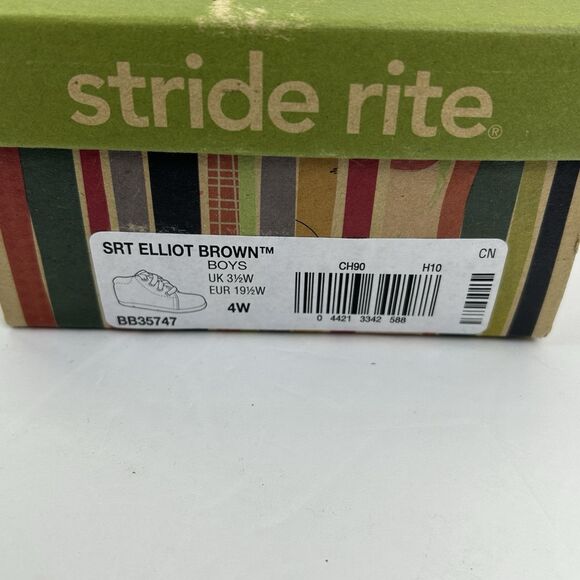 Stride Rite Boys SRT Elliot Brown Booties Shoes 4W Toddler BB35747 - Picture 10 of 12